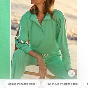 P.J. Salvage Green Jump set nwot